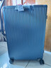 七匹狼行李箱男女新款拉链式扩容拉杆箱20英寸登机箱学生密码旅行箱皮箱 路虎蓝 28英寸 实拍图
