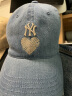 美职棒（MLB）官方 帽子男女 情侣爱心系列棒球帽牛仔鸭舌帽潮3ACPH024N-50BLL 纽约洋基队/浅蓝色 F 晒单实拍图