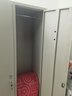 旭集  更衣柜员工储物柜带锁铁皮柜鞋柜多门碗柜宿舍柜子存包柜加厚 二门更衣柜 标准款 实拍图