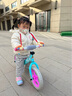 比安奇平衡车儿童1-3岁无脚踏滑步车小孩滑行车2-5-6岁宝宝平行车两轮滑滑车自行车儿童车平衡小车 茶粉色 免充气发泡轮【建议身高80-100cm】 实拍图