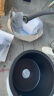 欧琳（OULIN）水吧台水槽单槽小尺寸岛台小水槽黑色石英石水槽圆形水槽S101-01 配8006K-01黑色 实拍图