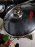 欧乐菲（OLOFE）316L不锈钢平底煎锅双面蜂窝不粘早餐牛排烙饼烤肉煎蛋锅蓝钻28cm 实拍图