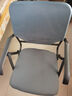 折叠椅子家用休闲靠背椅舒适久坐透气办公椅会议室护腰写字电脑椅 【人体工学】久坐透气灰色款 实拍图