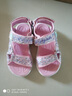 Skechers斯凯奇女童包头凉鞋夏季童鞋儿童公主鞋婴儿魔术贴闪灯鞋302965L 实拍图