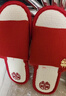 兜逛介家（DOUGUANGJIEJIA）结婚拖鞋情侣红色一对夏季婚庆红拖鞋喜庆晨袍婚鞋新婚用品大全 【2双装】女38-39+男42-43 实拍图