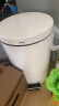 欧润哲 垃圾桶 12L缓降静逸 厨房带盖翻盖客厅卫生间圆形垃圾篓 实拍图