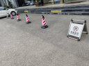 腾驰（CT）不锈钢标志牌告示牌 禁止停车警示牌停车桩 折叠款（请勿泊车） 晒单实拍图