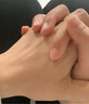 范琦（Fanci）双生结情侣对戒戒指银一对求婚刻字开口可调礼物送女友 次日达/京J仓发货 不支持刻字 实拍图
