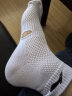李宁袜子篮球袜（6双装黑白灰）男女跑步运动袜短袜毛巾底棉袜男袜 晒单实拍图