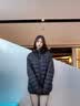 猫人棉服秋冬季男外套立领轻薄保暖户外运动休闲宽松上衣 黑色 4XL 实拍图