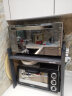 酷太（COOKTIME）厨房台面置物架微波炉架子太空铝合金台面桌面收纳架家用烤箱架子 两层置物架-窄款 实拍图