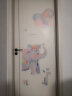欧仕图（OUSHITU）自粘墙贴画 卡通贴纸儿童房装饰贴纸门贴宝宝卧室温馨气球墙贴画 小象门贴 实拍图