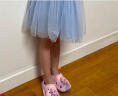 迪士尼（Disney）儿童洞洞鞋女童夏防滑凉鞋居家休闲宝宝拖鞋 F1135橘粉 170mm  晒单实拍图