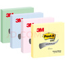 【全网低价】3M 便利贴 报事贴/便条纸/便签纸/便签本 合宜系列办公用品 学习用品文具 72*76 4色彩色报事贴 654B-4P 实拍图