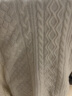 帕什【23秋冬新款】羊绒衫女半高领100%山羊绒7针加厚针织毛衣女PS-06 本白 L(105-125斤) 实拍图