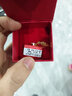 千影珠宝黄金耳环9999足金女款耳坠耳饰真金饰品新娘结婚素金首饰5G金 重约1.95-2.1g(含工费30) 实拍图
