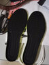 华宝驰2双防臭鞋垫男运动缓震吸汗软弹踩屎感军训劳保鞋柔软久站夏软底 黑色+灰色各1双 2双 41-42码（可裁剪） 实拍图