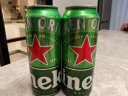 喜力啤酒（Heineken）经典黄啤听装 500mL 2罐 【圆通 泡沫箱】 实拍图