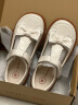 泰兰尼斯meta公主皮鞋儿童2024夏季新款女童小皮鞋精致软底单鞋 米白 30码 适合脚长19.0cm 晒单实拍图