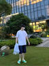 真维斯（Jeanswest）冰丝t恤男夏季网眼速干防晒短袖青少年户外运动休闲宽松体恤汗衫 白色(自由笔尖胸标) L /175(体重120-140斤左右) 实拍图