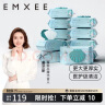 嫚熙(EMXEE)婴儿湿巾绿贝壳湿巾手口宝宝新生儿童屁屁家用加厚湿纸巾 80抽 12包 200*150mm 实拍图