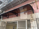 尼拜窗户雨棚屋檐家用户外阳台门头防雨庭院遮阳棚pc耐力板雨搭静音 高强度复合加粗塑料支架+耐力板 伸出60cm*貼墙120cm【赠配件】 实拍图