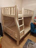皓娜【现货闪发】床全实木儿童床上下层实木床上下床男孩女孩子母床 单梯款+床垫+书架 上铺宽1.15米下铺宽1.35米 实拍图