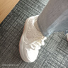 回力女鞋厚底板鞋小白鞋百搭运动鞋  米/粉 36 实拍图
