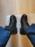 卡帝乐鳄鱼（CARTELO）新款头层牛皮马丁靴男加绒棉鞋男士雪地靴冬保暖短靴男9316黑色39 实拍图
