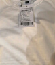 真维斯t恤女纯棉简约长袖春夏休闲百搭宽松圆领打底衫上衣女白色XL 实拍图