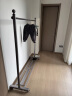 晾点 HOO IDEA铝合金单杆晾衣架落地卧室家用挂晚上衣服神器床边床尾移动衣帽架 宝石灰【1.5米宽丨加厚圆杆款】 【太空铝材 加厚加粗】 实拍图