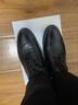 奥康（Aokang）男鞋春秋季商务正装牛皮鞋德比通勤工作皮鞋婚鞋子黑39码 实拍图