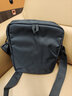 新秀丽（Samsonite）男包单肩包斜挎包10.1英寸平板电脑包背包通勤包商务休闲包旅行包 Black黑色小挎包时尚竖款 均码 26*20*7.5cm 实拍图