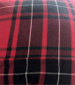 无印良品（MUJI）棉法兰绒靠垫 抱枕可拆洗 红色格纹 43×43cm 实拍图