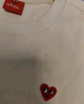 查尔斯桃心（ 白鹿同款）明星基础爱心LOGO休闲圆领卫衣男女同款学生打底衫 粉红色 2XL 实拍图