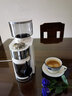 Mongdio电动磨豆机咖啡豆研磨机家用小型咖啡机咖啡磨豆机磨粉器25档调节 奶油白电动磨豆机+密封罐 实拍图