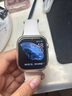 Apple/苹果 Watch Series 10 智能手表GPS款42毫米玫瑰金色铝金属表壳淡桃粉色运动型表带S/M MX1R3CH/B 实拍图