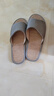 果洛菲亚麻拖鞋男女款四季情侣室内防滑棉麻布地板凉拖 灰色 44/45  实拍图