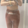徽昂运动套装女瑜伽服套装跑步健身服速干衣拼色内衣背心长裤焦糖M 实拍图