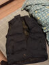 啄木鸟（TUCANO）羽绒棉马甲男秋冬季新款加厚男士宽松无袖坎肩背心羽保暖绒服男装 MJ007藏青色 5XL 约185-210斤 实拍图