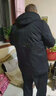 啄木鸟羽绒皮衣男中长款皮夹克加厚保暖秋冬季皮袄中年爸爸冬装外套衣服 9805黑色【内胆毛领--可脱卸】 3XL 190【建议141-160斤】 实拍图