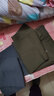悦景圣秋冬厚款2件装纯棉宽松中老年休闲裤高腰深档抗皱西装裤款爸爸裤 N秋冬军绿和灰色  厚款 34 2尺7  140斤 实拍图