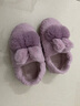 安尚芬 居家棉拖鞋男女士时尚百搭可爱萌兔柔软舒适防滑 情侣鞋 粉色【小熊】 38-39 适合37-38 实拍图