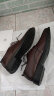 海澜之家HLA皮鞋男士商务休闲系带正装德比鞋子男HAAPXM3AA90183 棕色42 实拍图