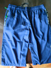 雅鹿冰丝七分裤男夏季男装男士运动速干短裤夏天宽松大码沙滩裤大裤衩 蓝色 XL 【建议体重110-135斤】 实拍图