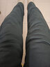 啄木鸟高弹力加绒裤男冬季新品宽松直筒男士商务休闲抗皱保暖加厚长裤子 黑色加绒 35 ( 腰围 2尺8 ) 实拍图