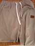 顶峰保罗（Dingfengbaoluo）休闲裤子男士春夏季宽松垂感长裤运动阔腿直筒裤2311卡其M 实拍图