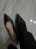 百丽基本款尖头高跟鞋女羊皮革浅口单鞋B1455CQ3预售 黑色 37 晒单实拍图