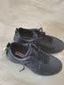 斯凯奇（Skechers）男鞋2026新款秋季闪穿鞋皮鞋全黑简约百搭运动休闲商务鞋 深褐色/COC  41 实拍图