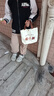 小熊帆布包女学生便携上班帆布兜手提包手拎便当帆布袋 微笑小熊（带按扣） 实拍图
